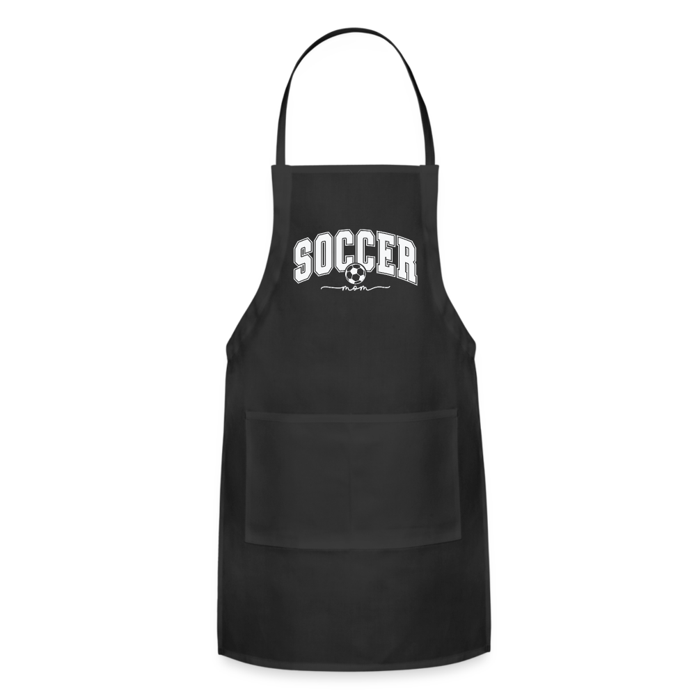 Soccer Mom Adjustable Apron - black