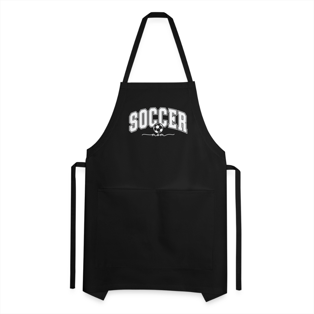 Soccer Mom Adjustable Apron - black