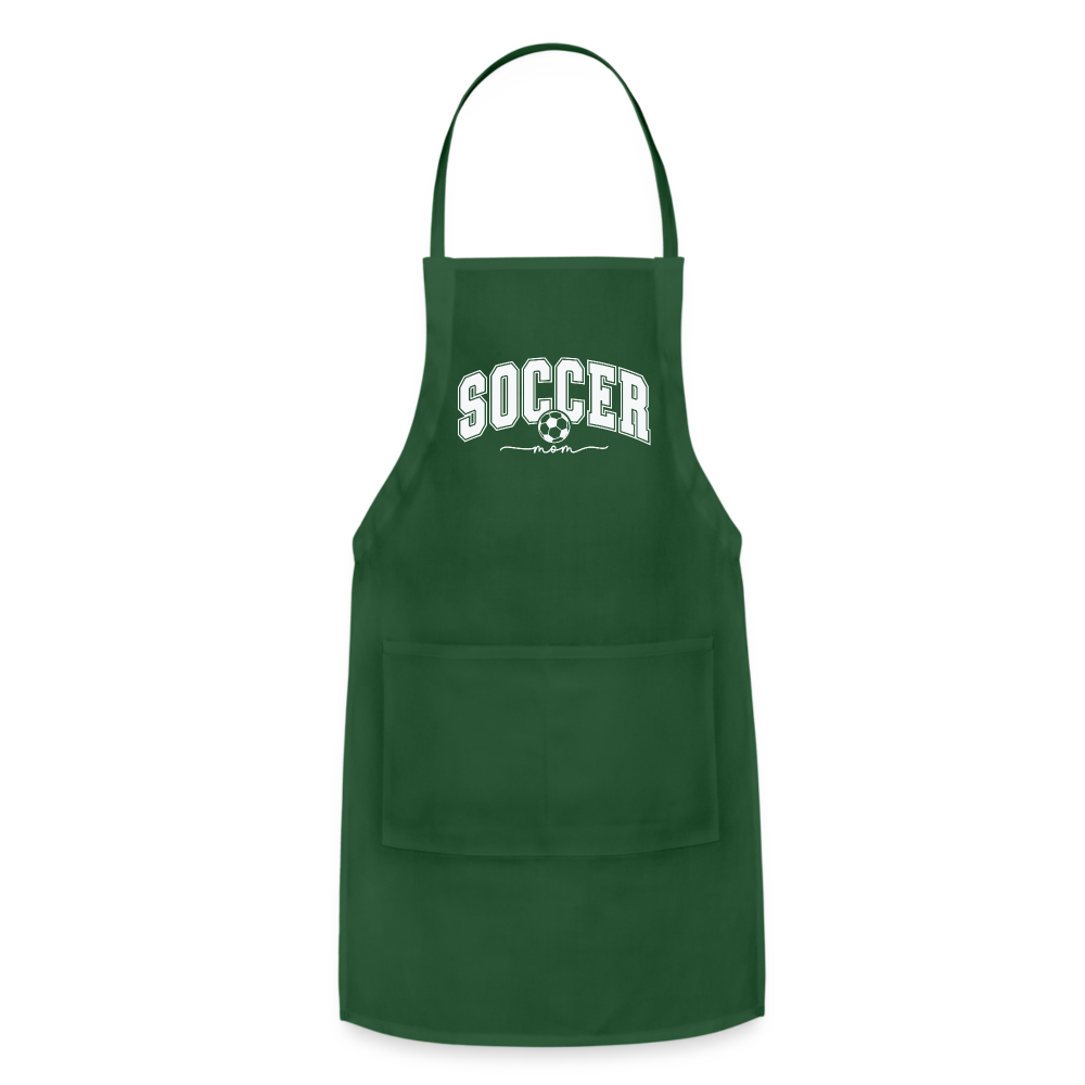 Soccer Mom Adjustable Apron - forest green