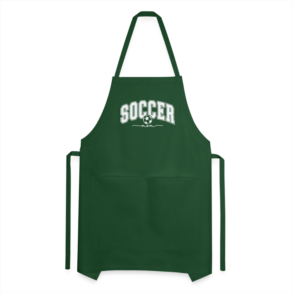 Soccer Mom Adjustable Apron - forest green