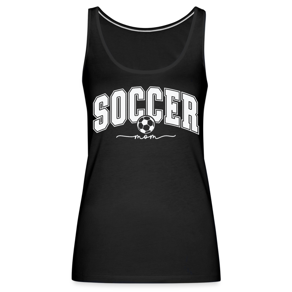 Soccer Mom Women’s Premium Tank Top - black