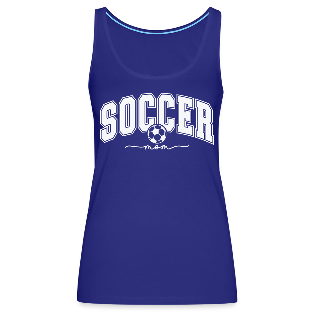 Soccer Mom Women’s Premium Tank Top - royal blue