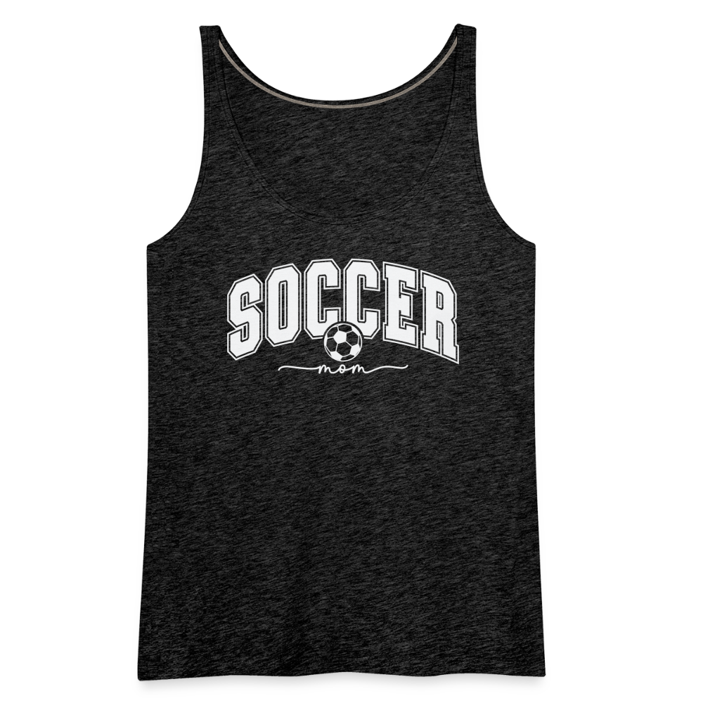 Soccer Mom Women’s Premium Tank Top - charcoal grey