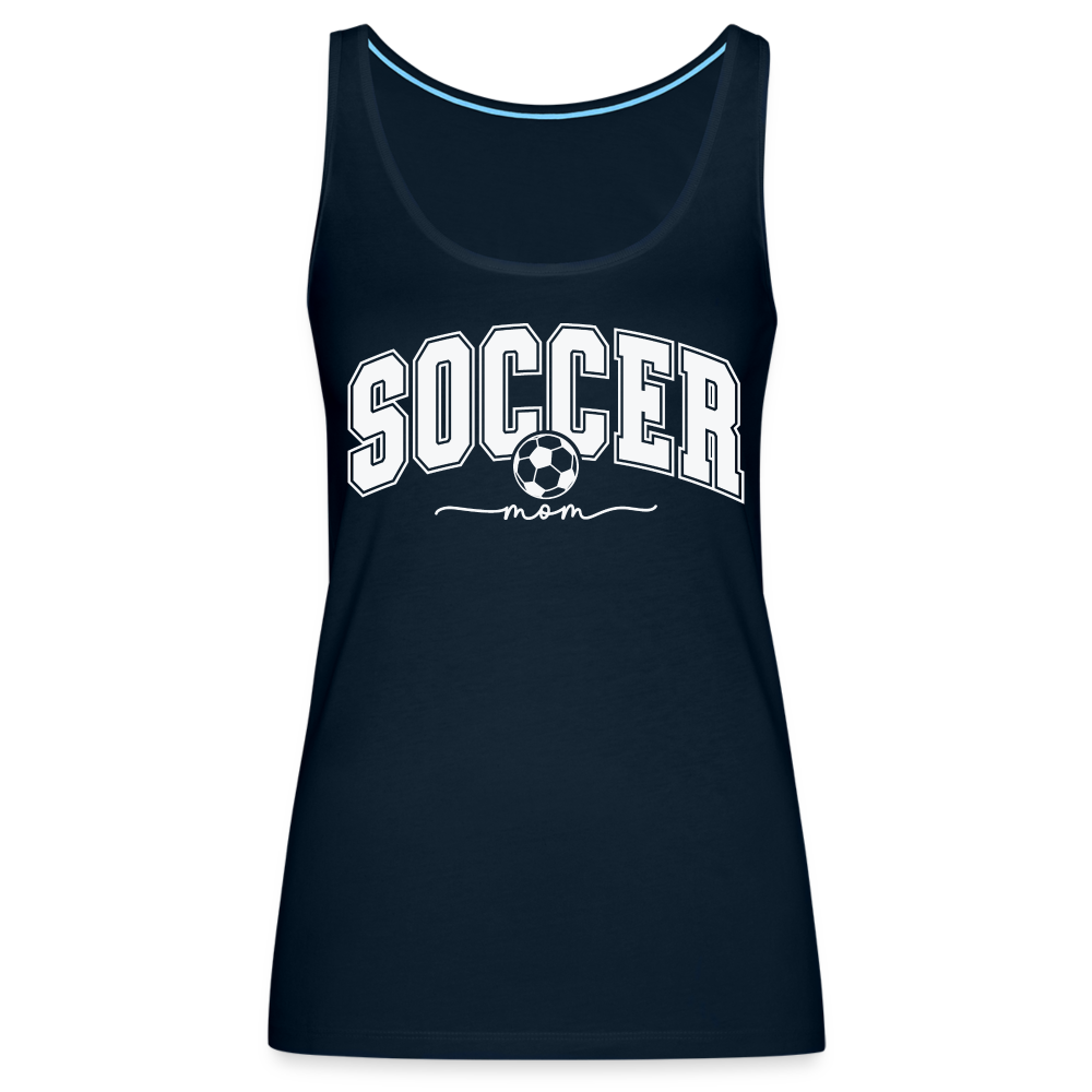 Soccer Mom Women’s Premium Tank Top - deep navy