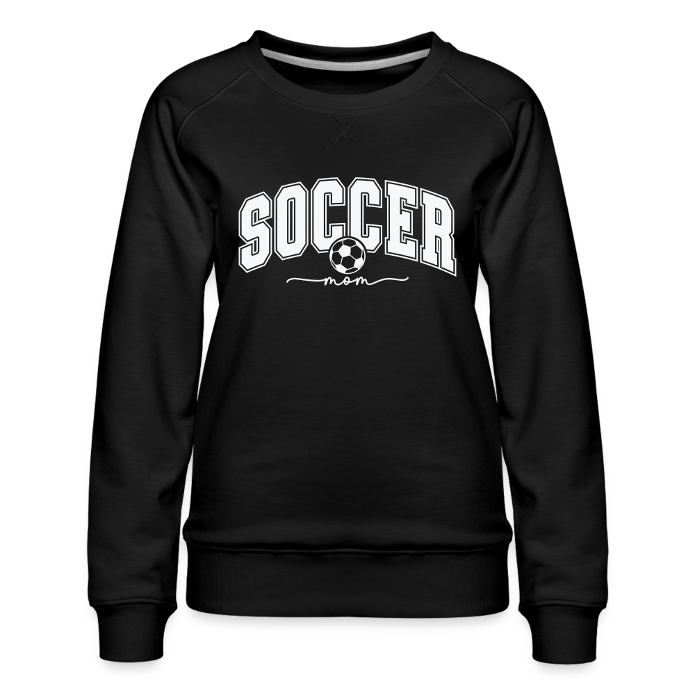 Soccer Mom Women’s Premium Sweatshirt - black