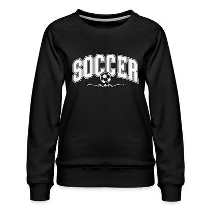 Soccer Mom Women’s Premium Sweatshirt - black