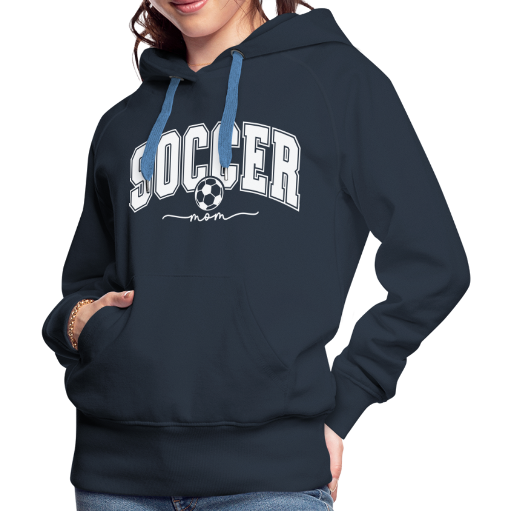 Soccer Mom Women’s Premium Hoodie - navy