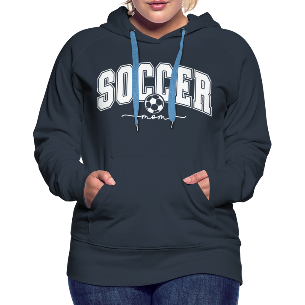 Soccer Mom Women’s Premium Hoodie - navy