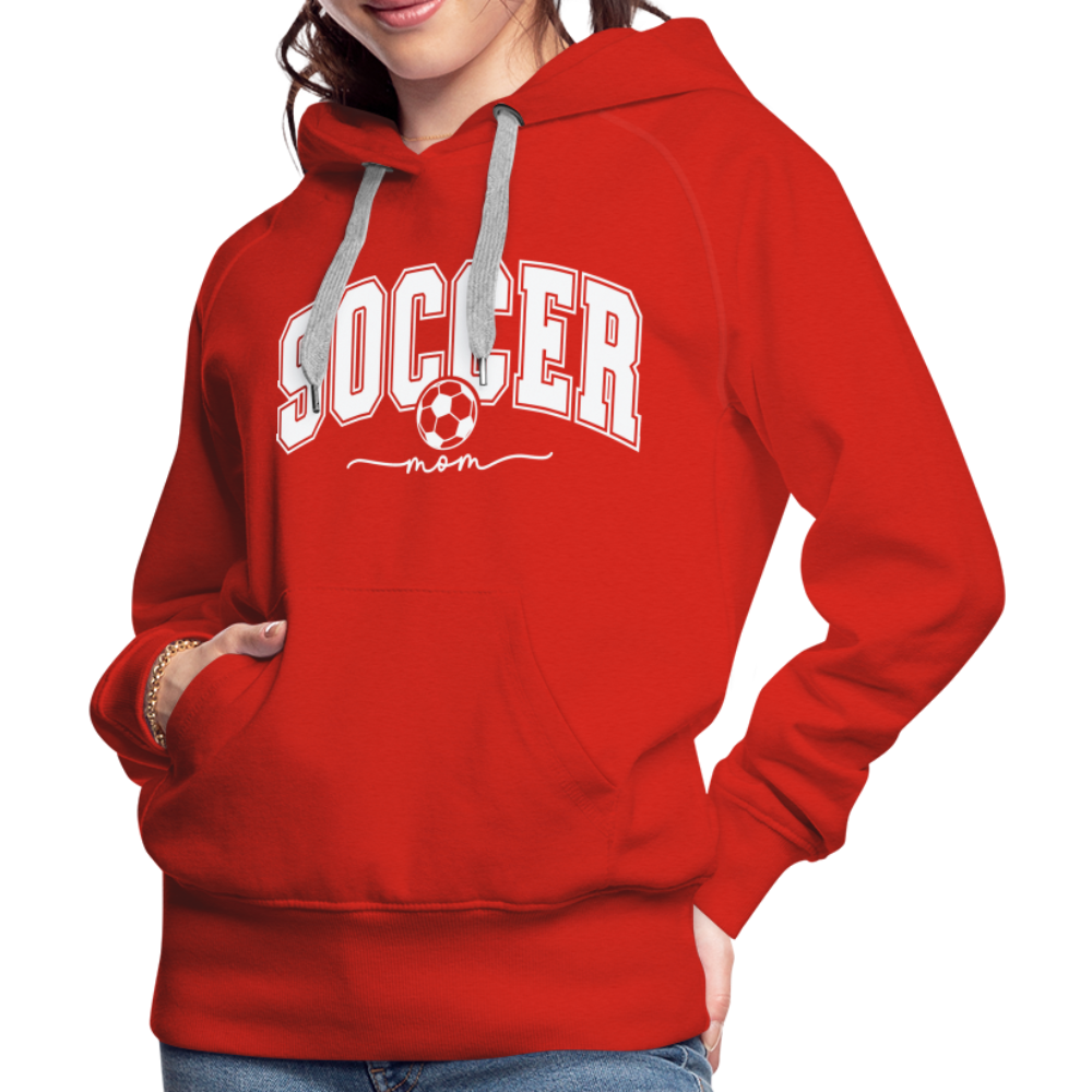 Soccer Mom Women’s Premium Hoodie - red