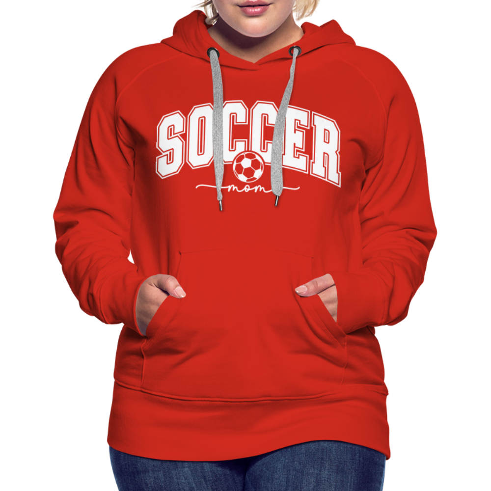 Soccer Mom Women’s Premium Hoodie - red