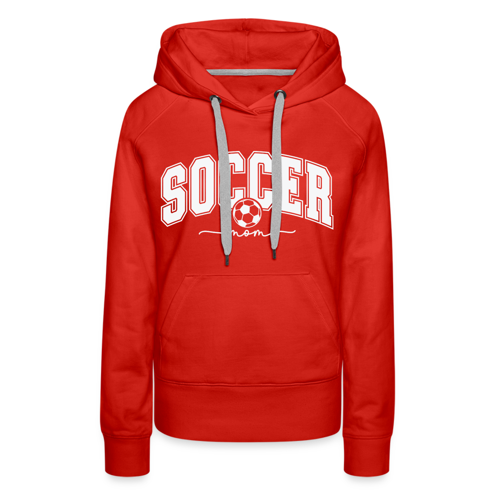 Soccer Mom Women’s Premium Hoodie - red