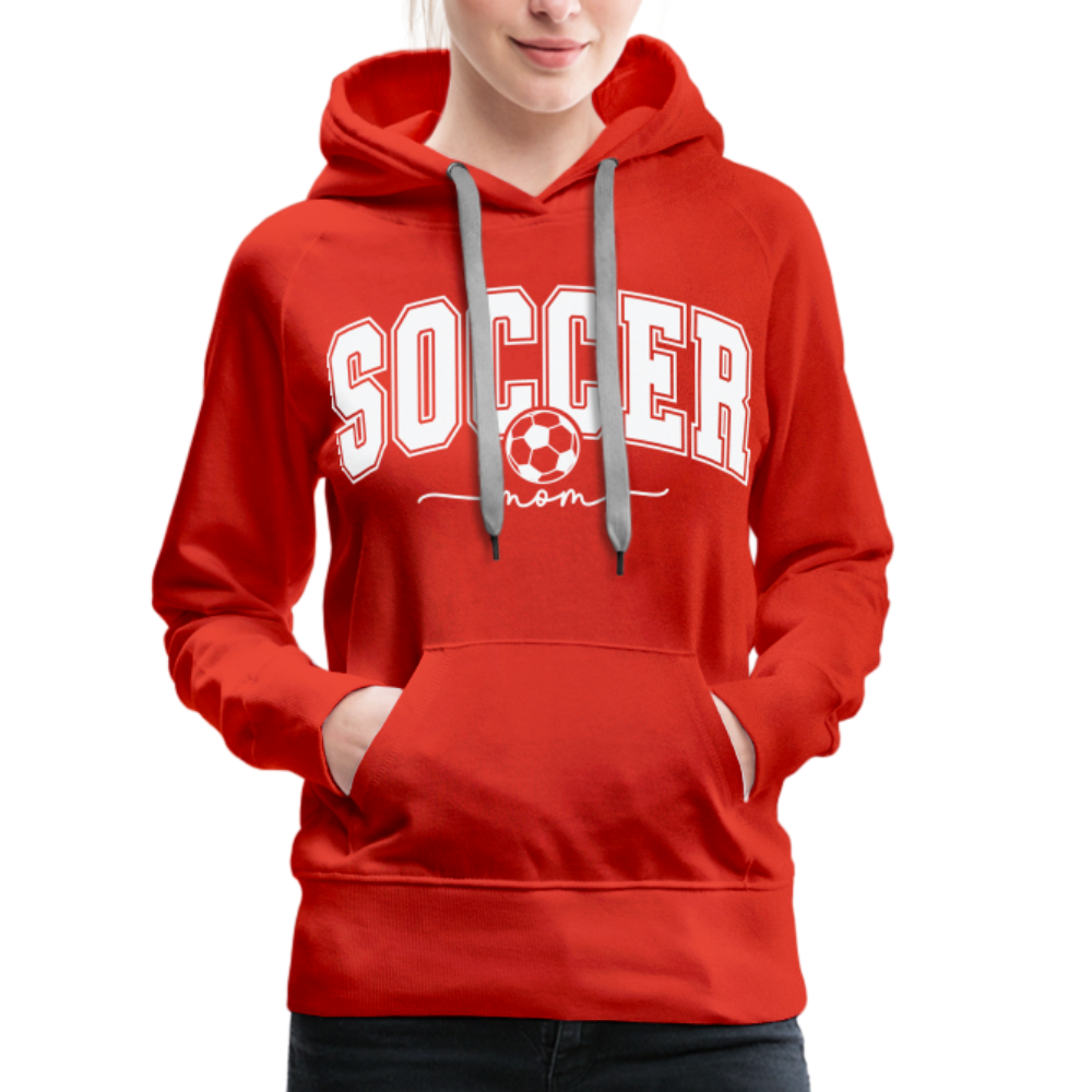 Soccer Mom Women’s Premium Hoodie - red