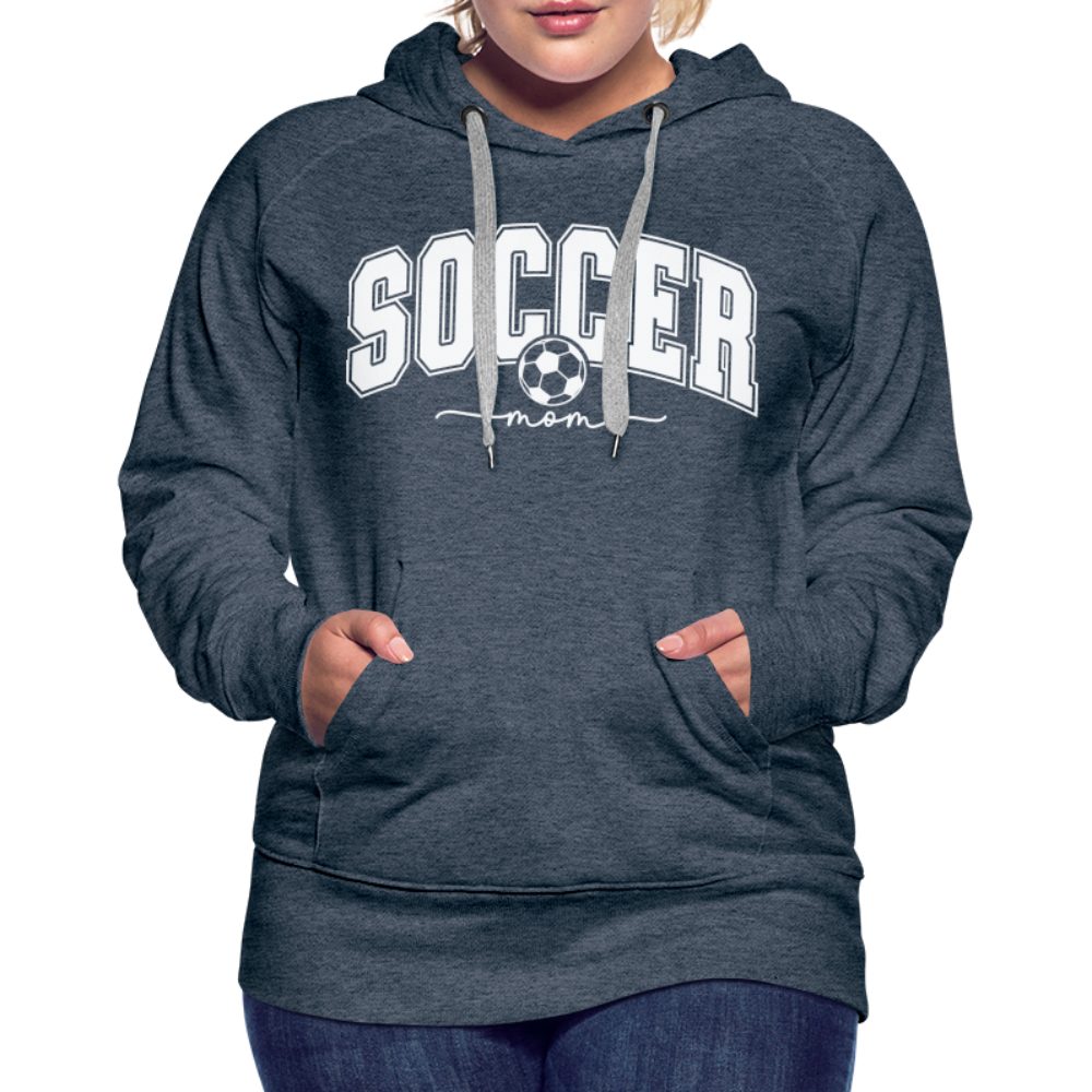 Soccer Mom Women’s Premium Hoodie - heather denim