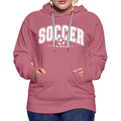 Soccer Mom Women’s Premium Hoodie - mauve
