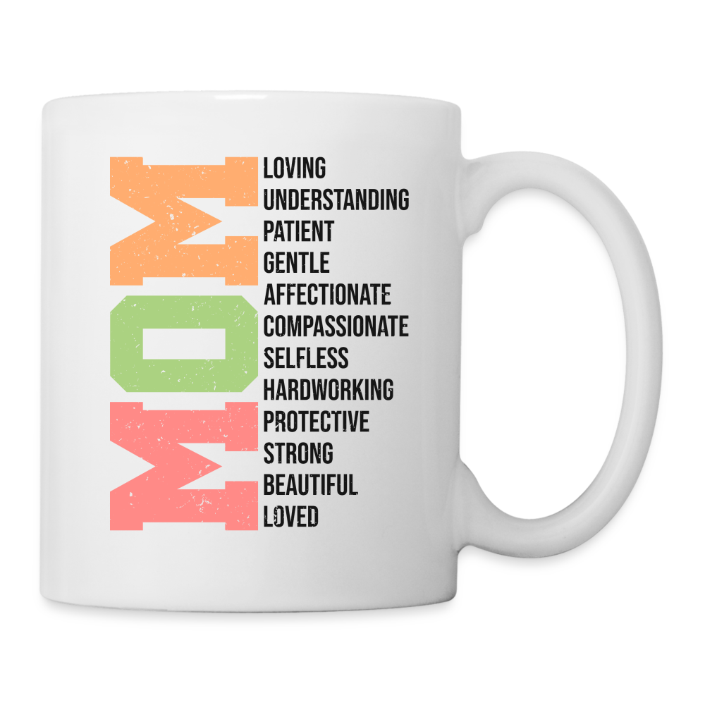 Mom Women's Coffee Mug (Heartfelt Tribute) - white
