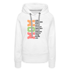 Mom Women’s Premium Hoodie (Heartfelt Tribute) - white