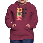 Mom Women’s Premium Hoodie (Heartfelt Tribute) - burgundy