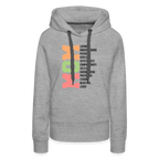 Mom Women’s Premium Hoodie (Heartfelt Tribute) - heather grey