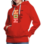 Mom Women’s Premium Hoodie (Heartfelt Tribute) - red