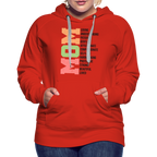 Mom Women’s Premium Hoodie (Heartfelt Tribute) - red
