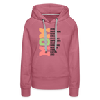 Mom Women’s Premium Hoodie (Heartfelt Tribute) - mauve