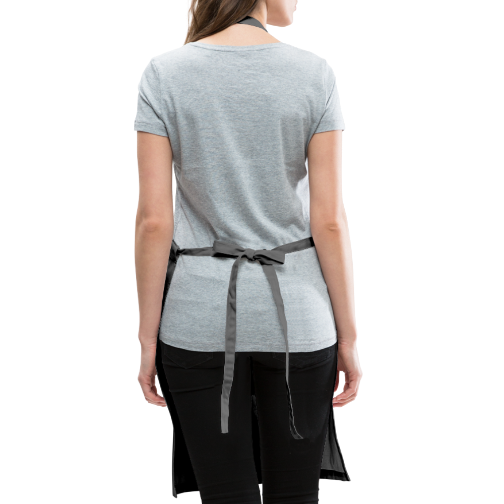 Wife Mom Boss Adjustable Apron - charcoal