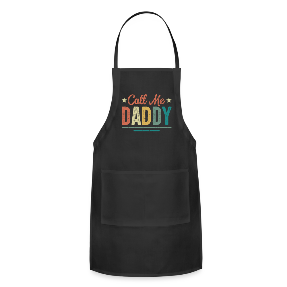 Call Me Daddy - Adjustable Apron - black