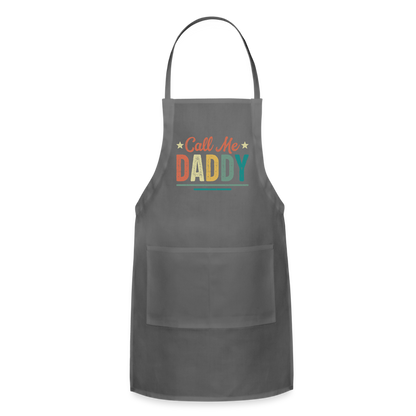 Call Me Daddy - Adjustable Apron - charcoal