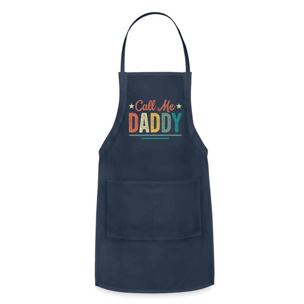 Call Me Daddy - Adjustable Apron - navy