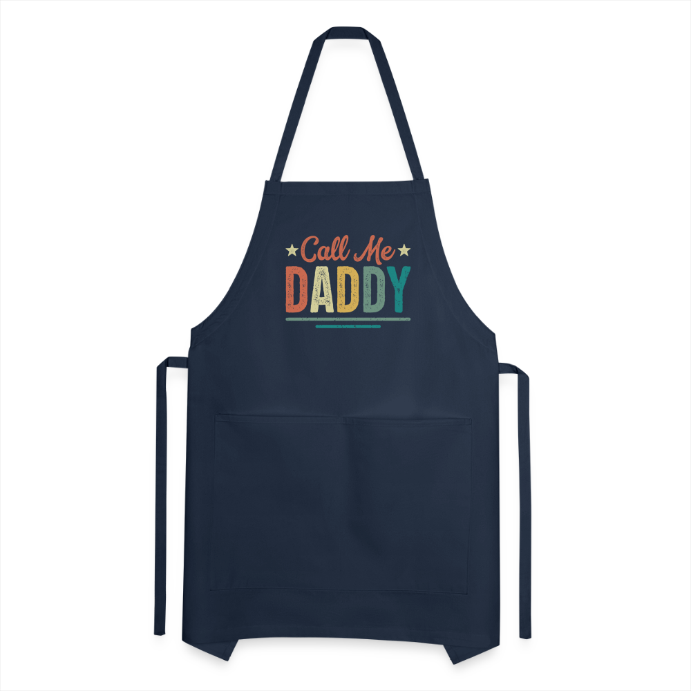 Call Me Daddy - Adjustable Apron - navy