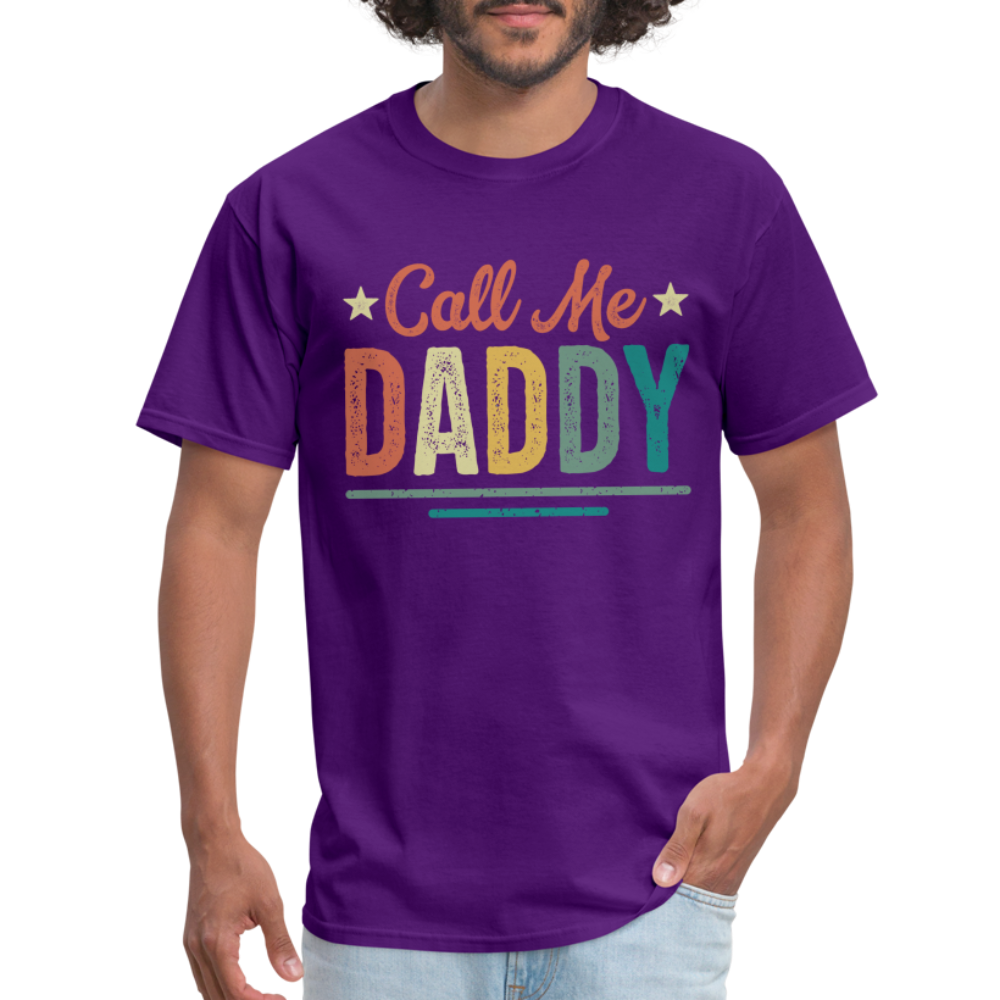 Call Me Daddy T-Shirt - purple