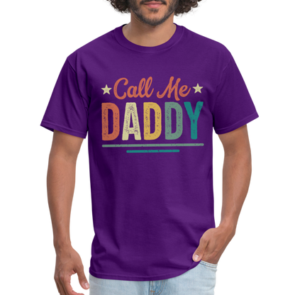 Call Me Daddy T-Shirt - purple