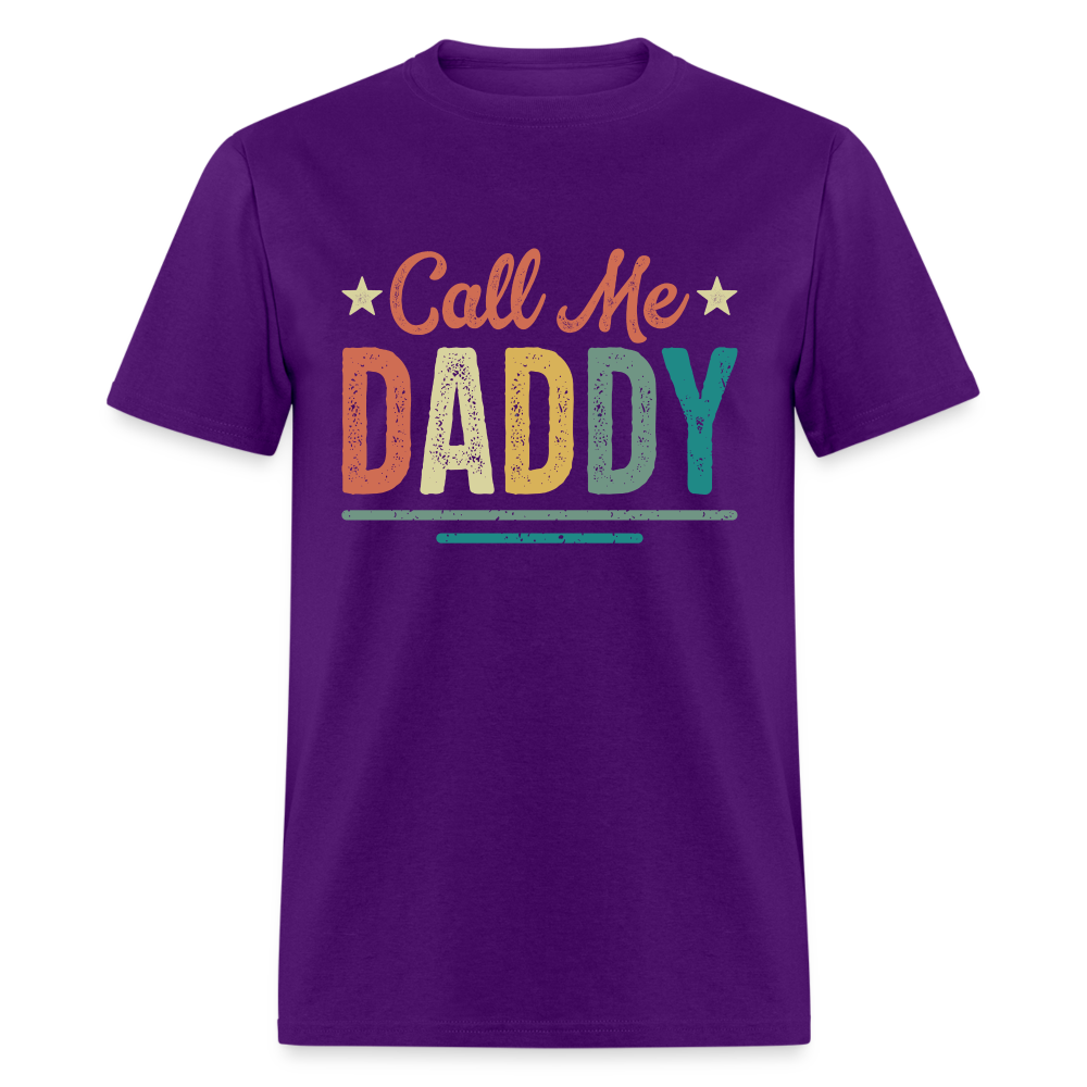 Call Me Daddy T-Shirt - purple