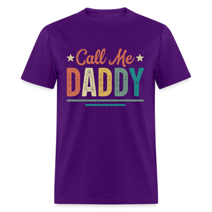 Call Me Daddy T-Shirt - purple