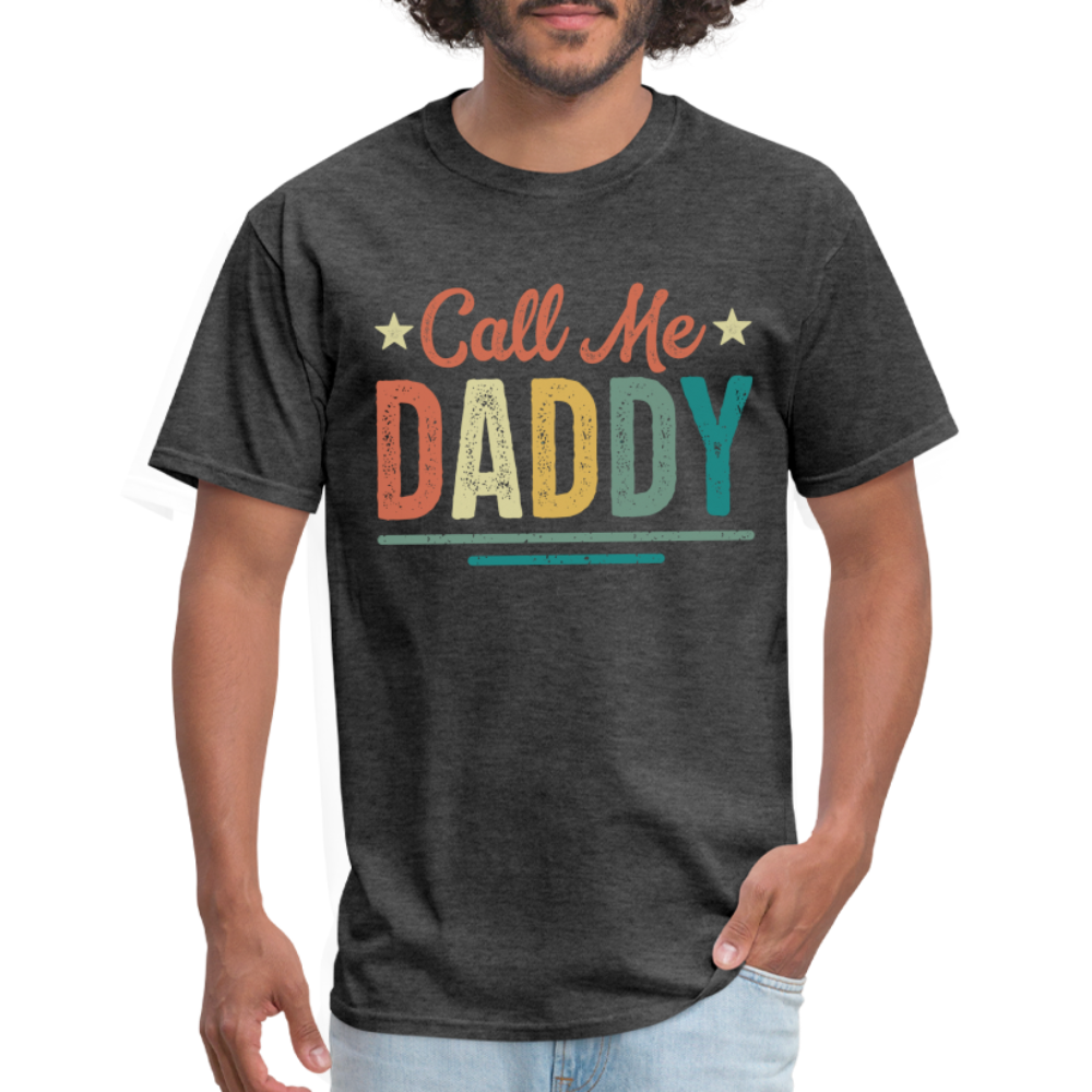 Call Me Daddy T-Shirt - heather black