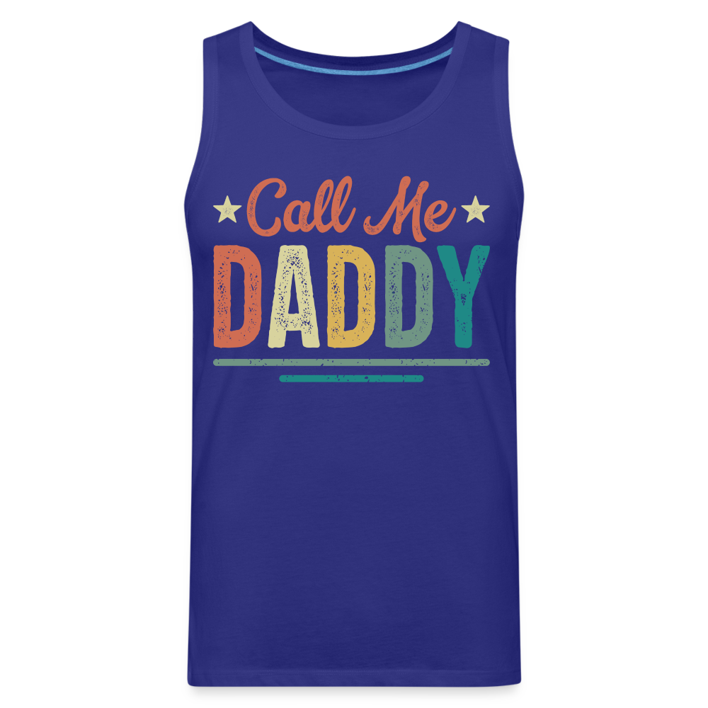 Call Me Daddy - Men’s Premium Tank Top - royal blue