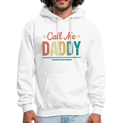 Call Me Daddy - Men's Hoodie - white