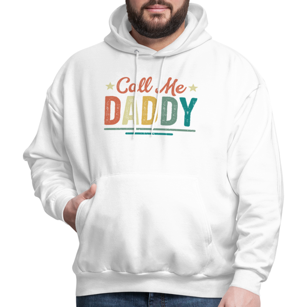 Call Me Daddy - Men's Hoodie - white