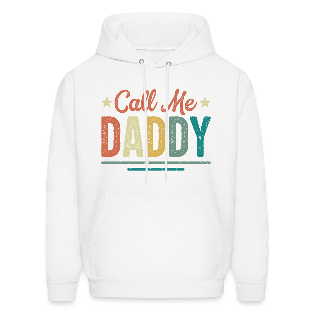Call Me Daddy - Men's Hoodie - white