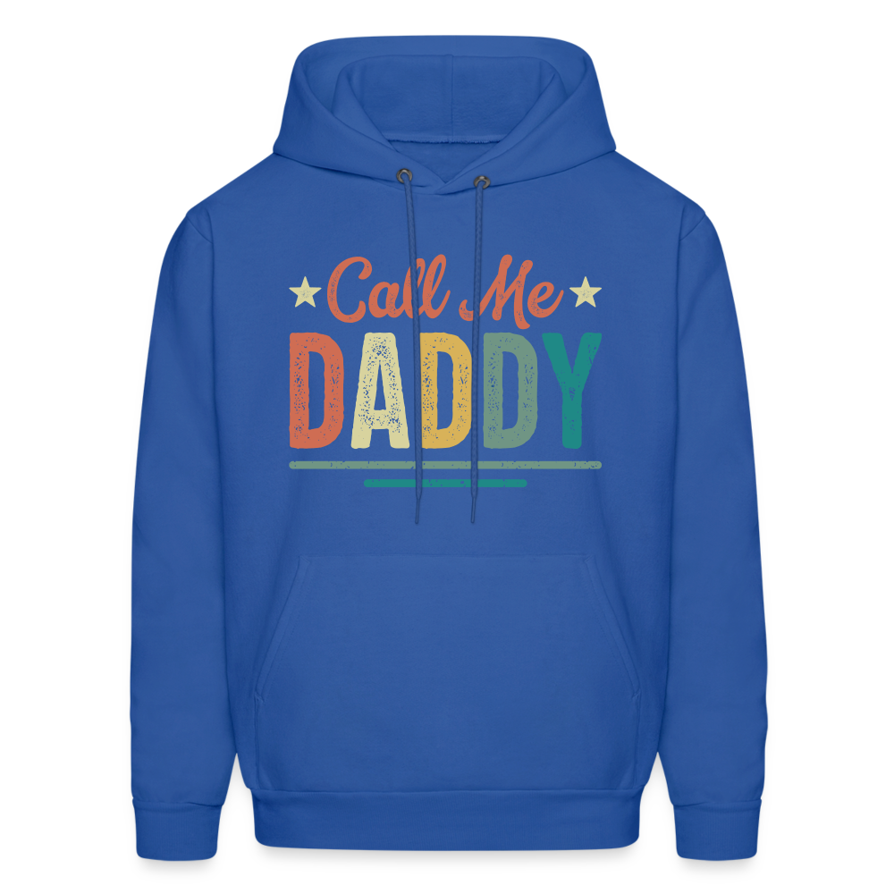 Call Me Daddy - Men's Hoodie - royal blue