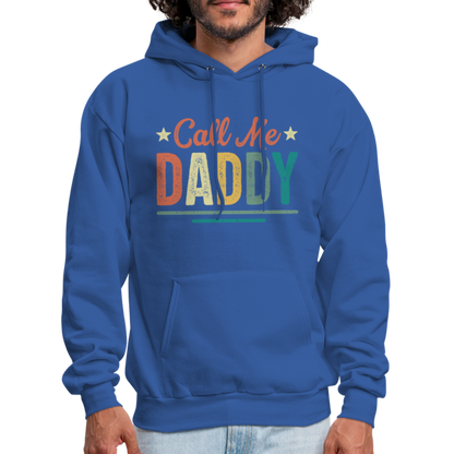 Call Me Daddy - Men's Hoodie - royal blue