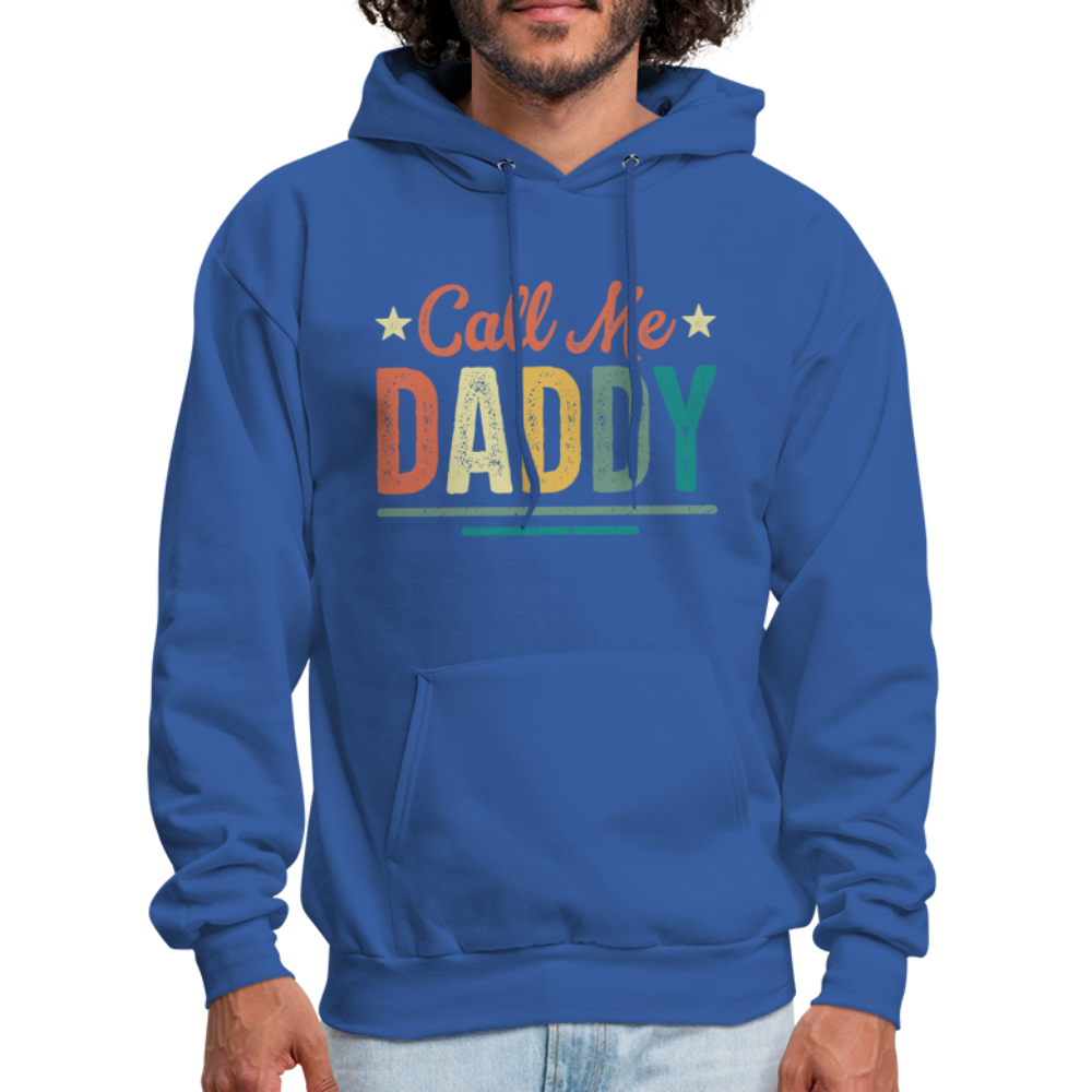 Call Me Daddy - Men's Hoodie - royal blue