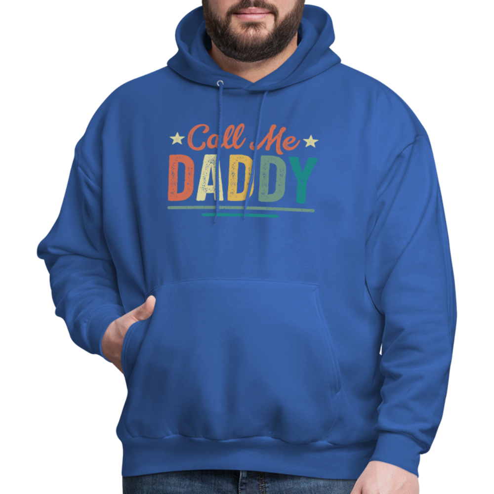 Call Me Daddy - Men's Hoodie - royal blue