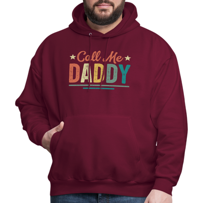 Call Me Daddy - Men's Hoodie - burgundy