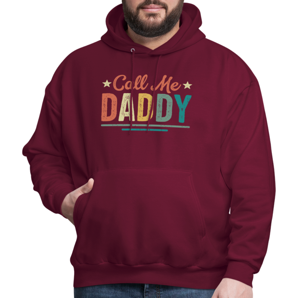 Call Me Daddy - Men's Hoodie - burgundy