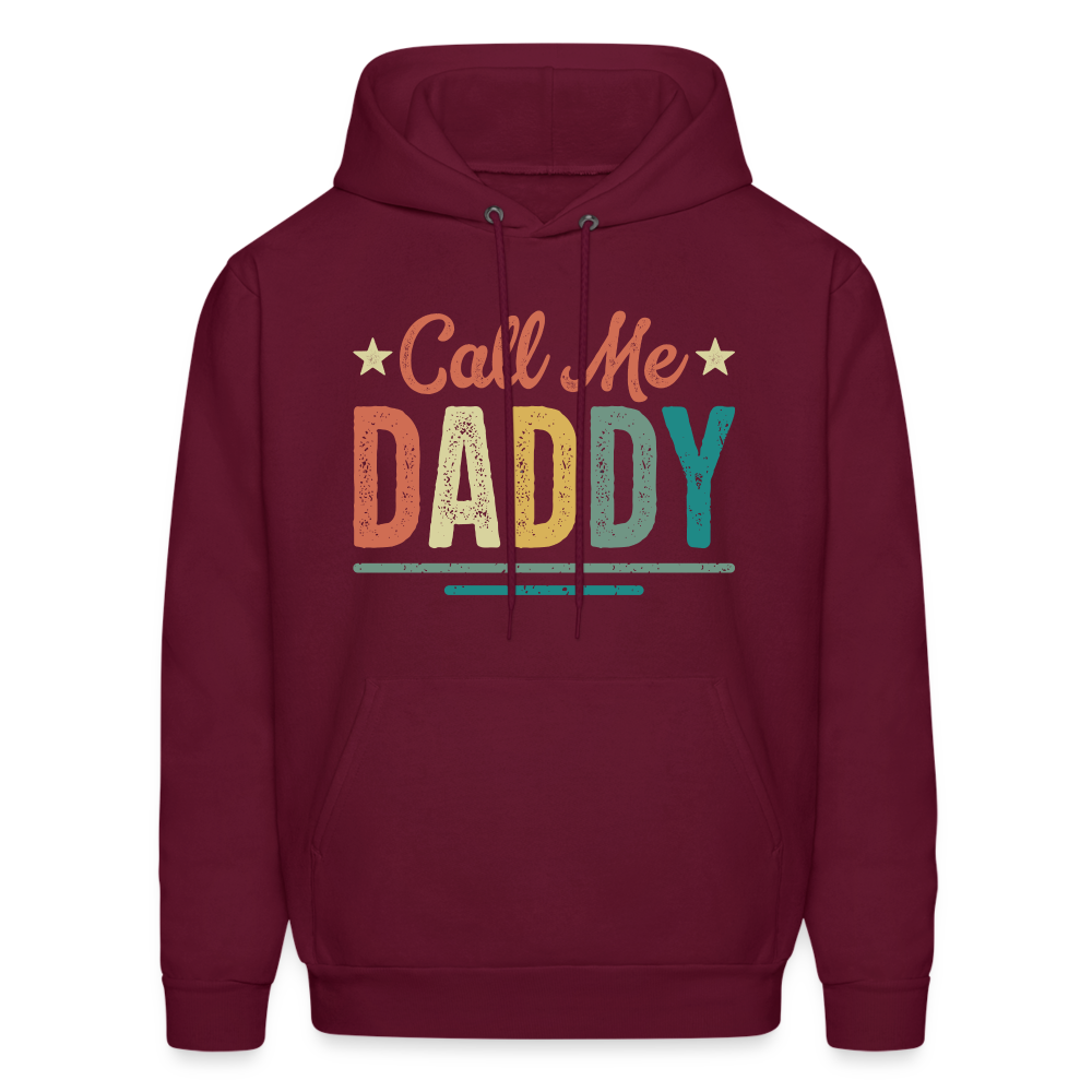 Call Me Daddy - Men's Hoodie - burgundy