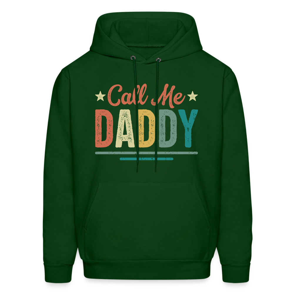 Call Me Daddy - Men's Hoodie - forest green