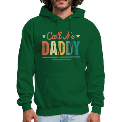Call Me Daddy - Men's Hoodie - forest green