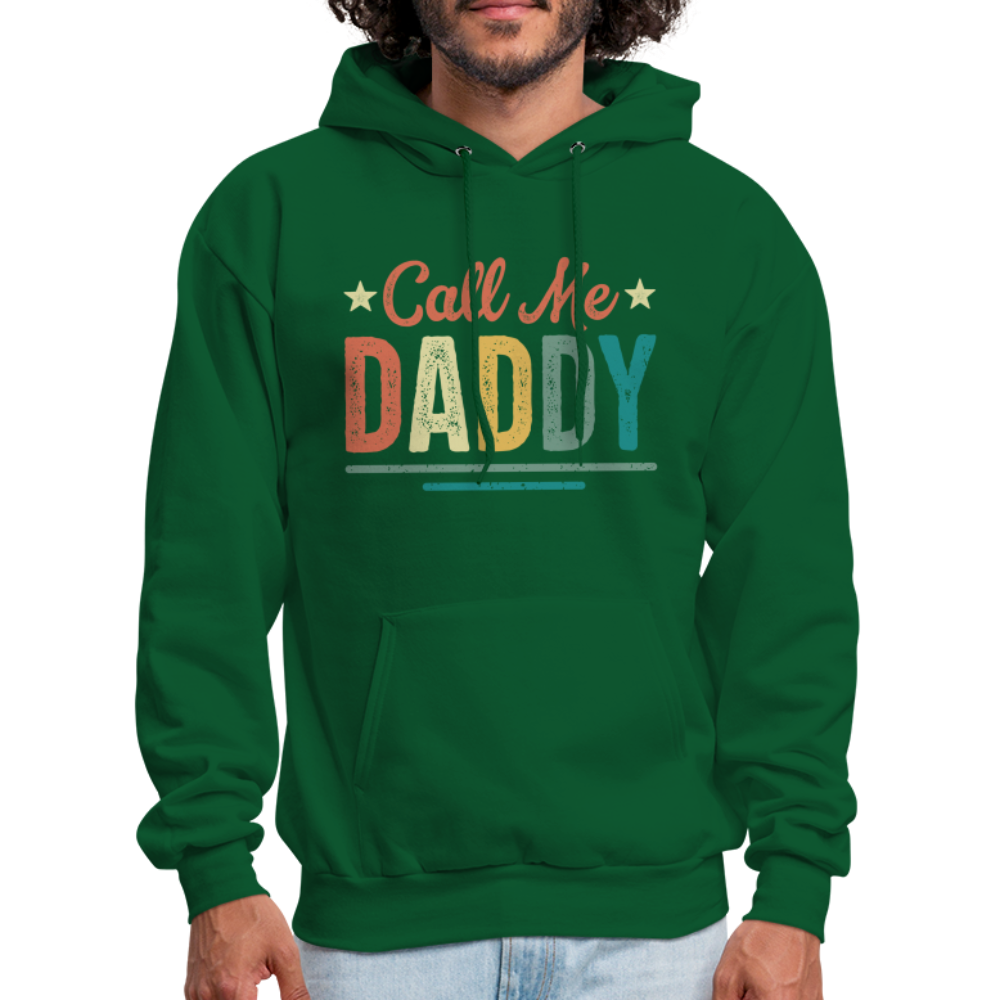 Call Me Daddy - Men's Hoodie - forest green