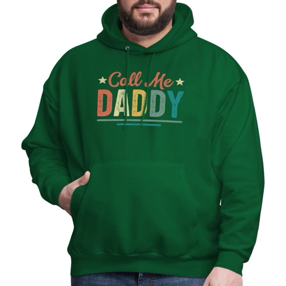 Call Me Daddy - Men's Hoodie - forest green